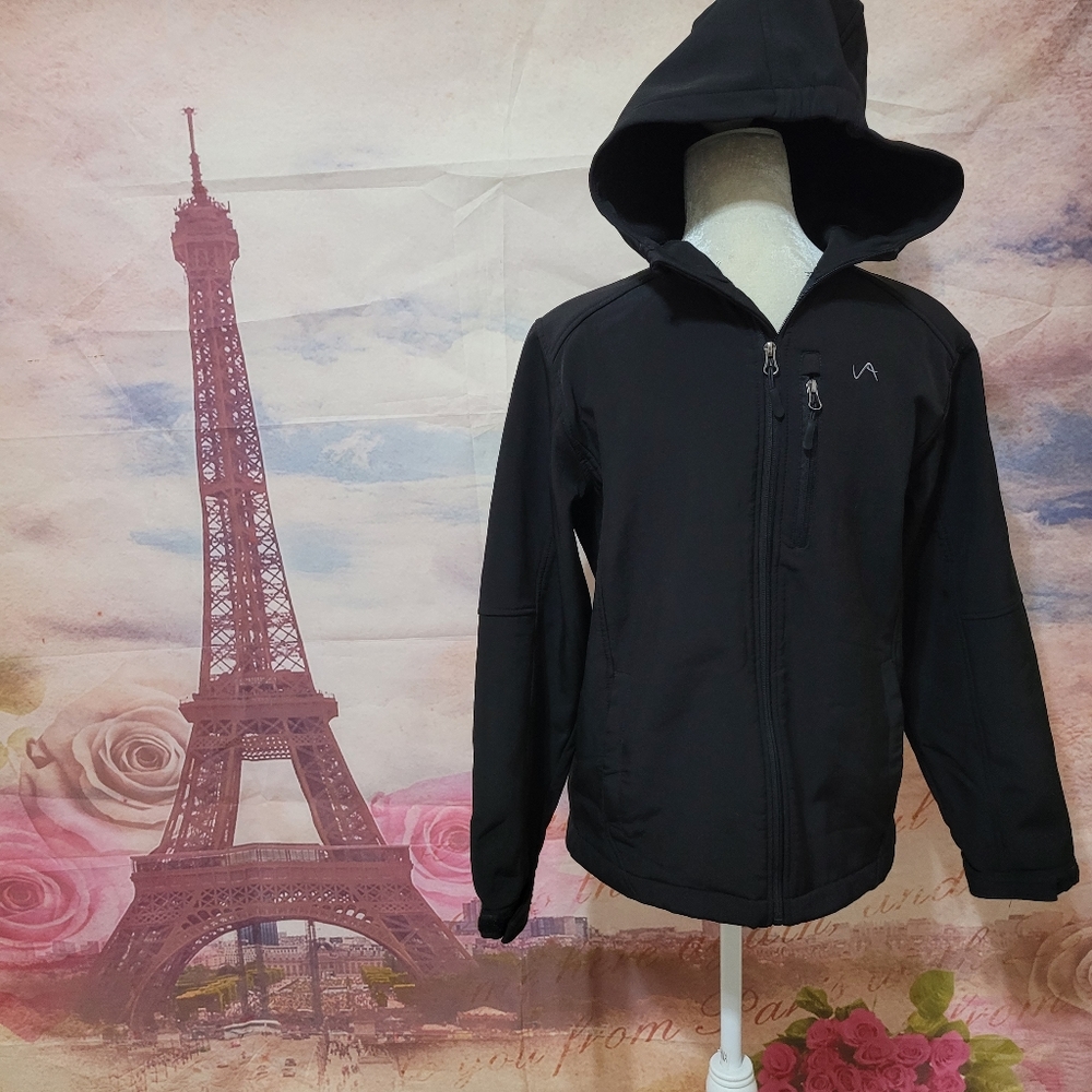 Vertical 9 black kid's jacket